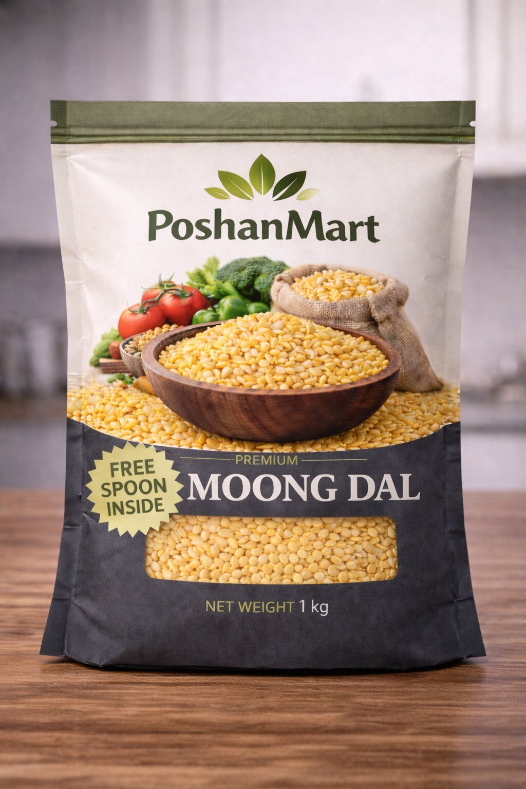 PoshanMart Premium Moong Dal