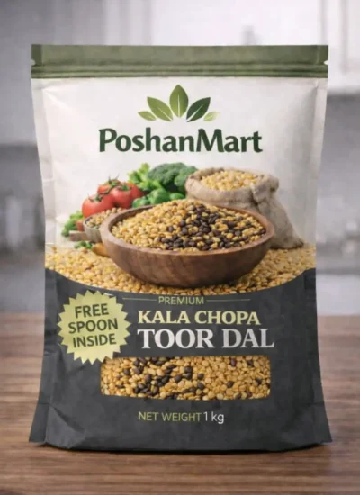 PoshanMart Premium “Kala Chopa” Toor Dal